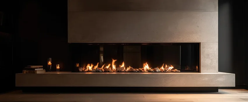 Gas Fireplace Ember Bed Design Services in Arcata, California